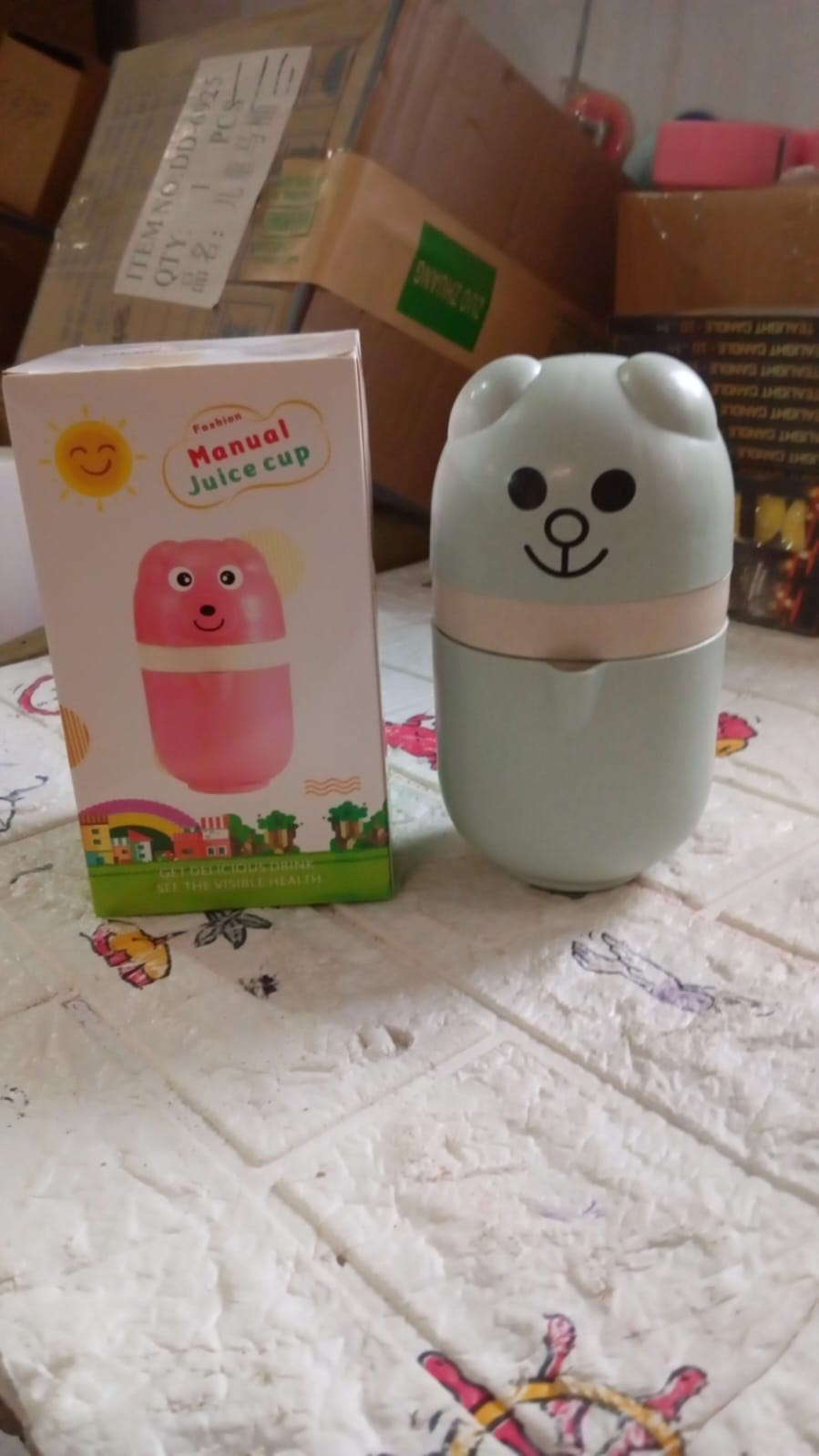 5491 Squeezer Simple Manual Citrus Juicer Small Portable Lime Juicer Cup Food Grade Plastic Juicer High Quality Instant juicer For Home & Travel Use