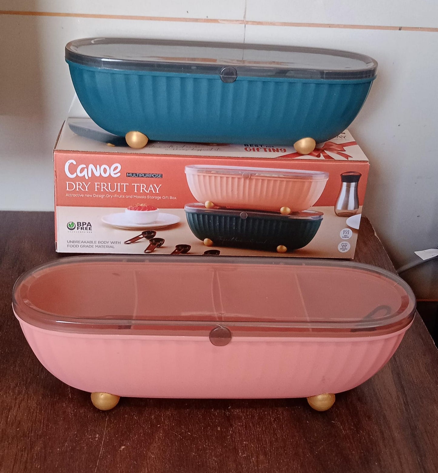 8255 Spice Bottle Spice Jar Durable Spice Seasoning Box, Jar Food Grade Spoon Seasoning Case for Kitchen / Dry fruit Tray (1 Pc)