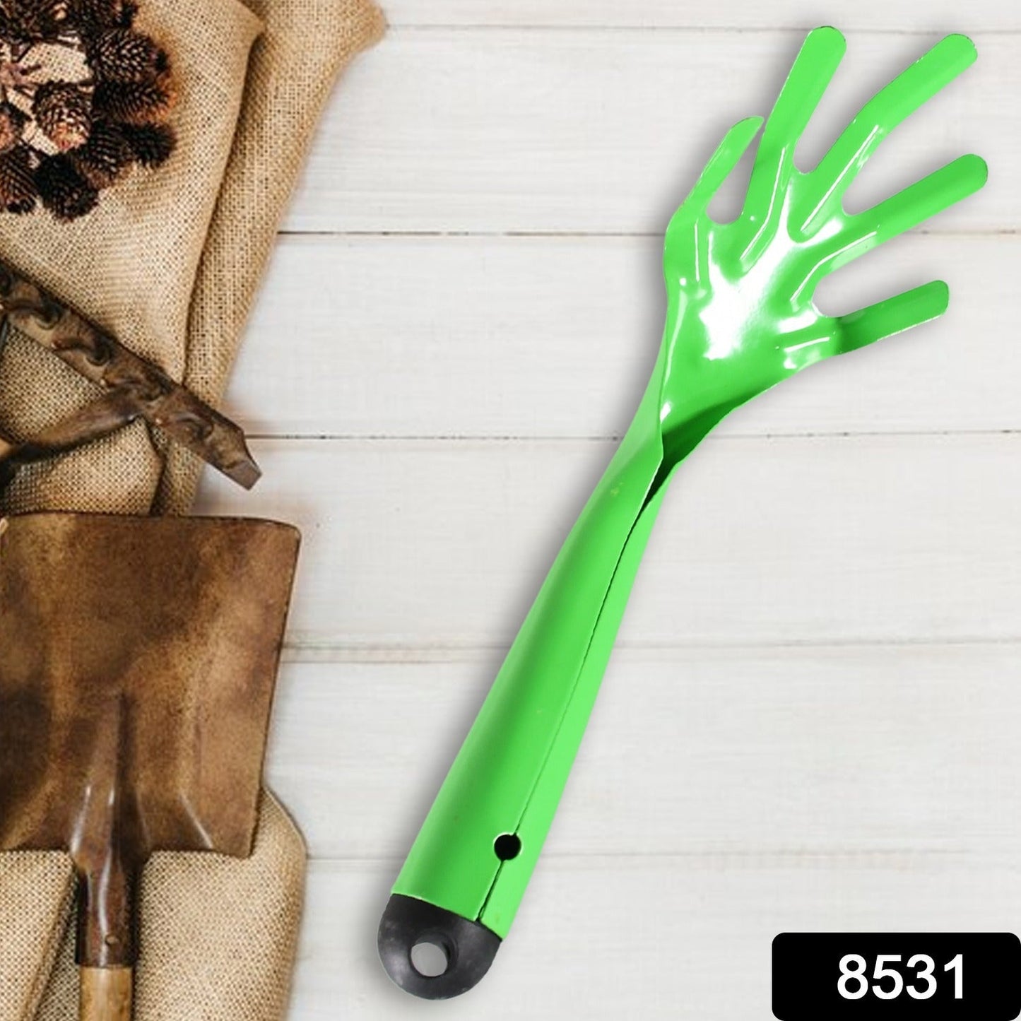 8531 Heavy Duty Garden Tools, Gardening Metal Hand Cultivator Tools for Home Garden, Indoor and Outdoor Gardening for Plants, Agriculture, and Soil Tools (1 Pc)