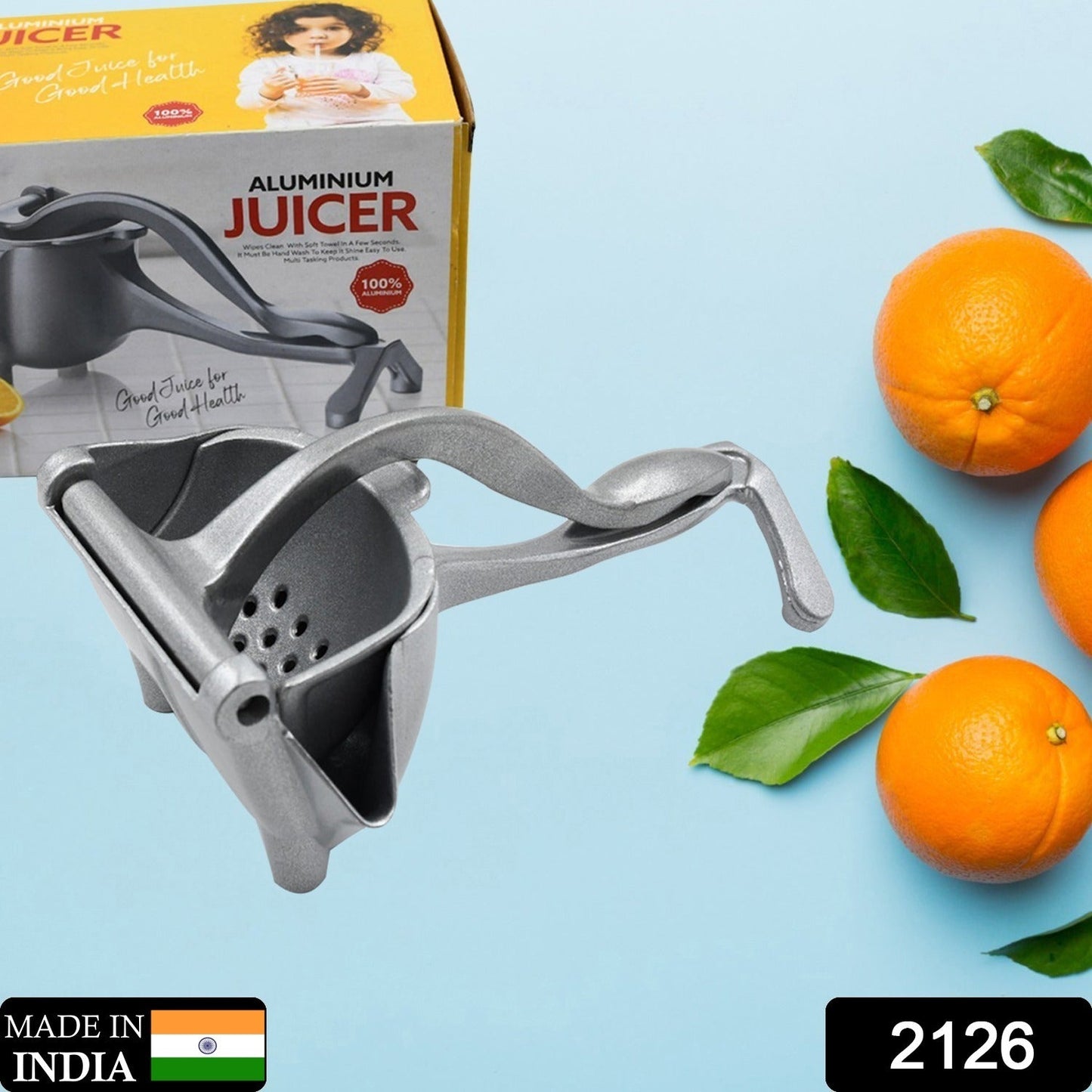 MANUAL ALUMINIUM METAL FRUIT PRESS JUICER