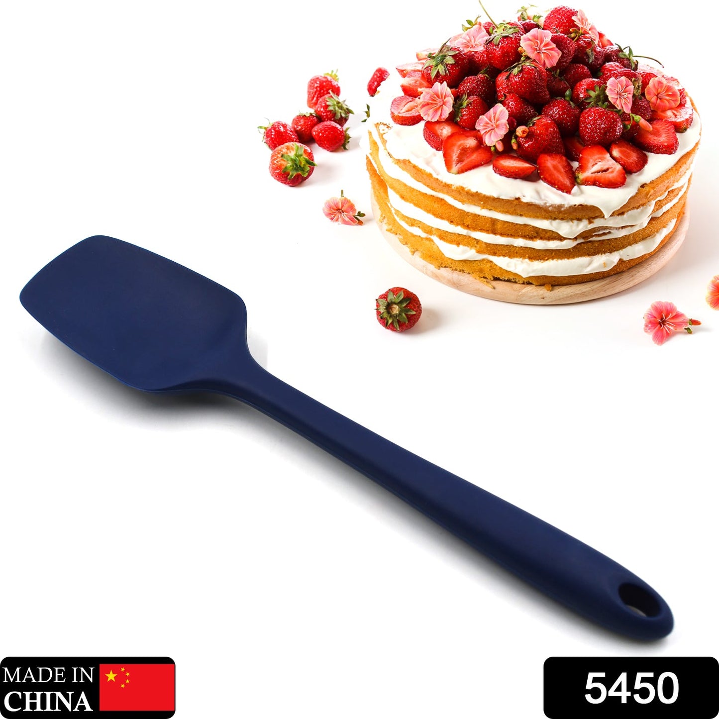 Get It Right Premium Silicone Spatula - Non-Stick Heat Resistant Kitchen Spatula - Perfect for Baking, Cooking, Scraping (28cm)