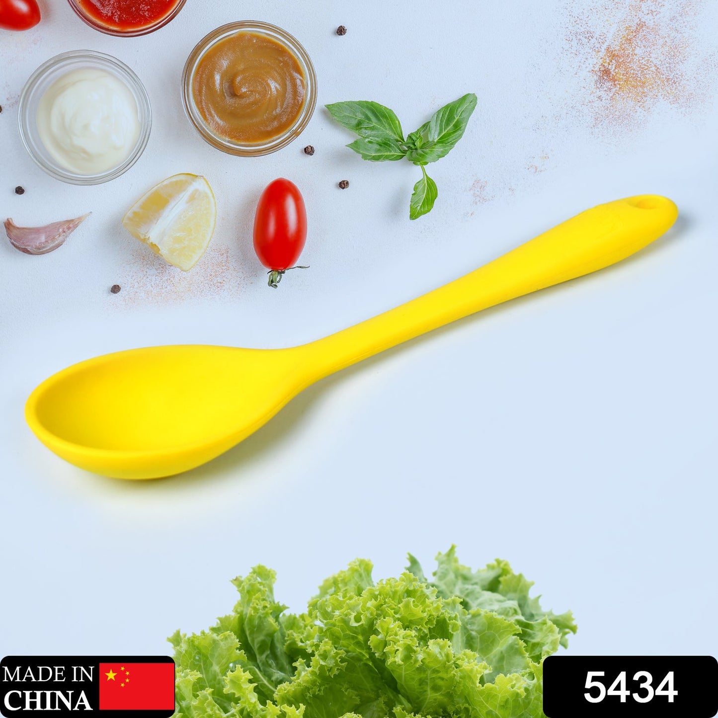 Multi Purpose Heat Resistance Silicone Spatula Turner Non-Stick Silicone Kitchen Tools (28cm)