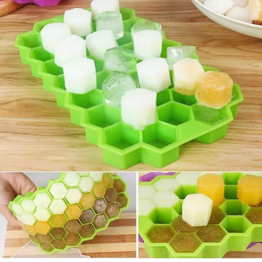 Silicone Ice Cube Trays 32 Cavity Per Ice Tray [Multi color]