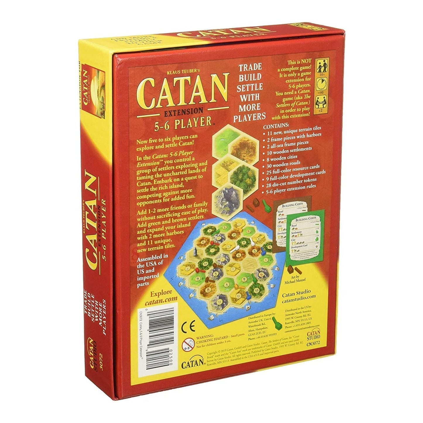 4659 Catan Board Game Extension Allowing a Total of 5 to 6 Players for The Catan Board Game | Family Board Game | Board Game for Adults and Family | Adventure Board Game (Pack of 1) 