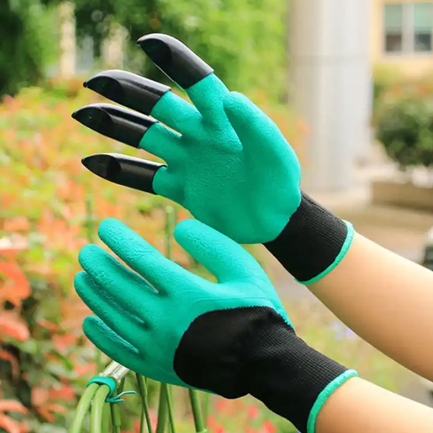 0719 Heavy Duty Garden Farming Gloves - ABC Plastic Washable With Hand Fingertips & ABS Claws For Digging & Planting, Gardening Tool for Home Pots Agriculture Industrial Farming work Men & Women (1 Pair / Mix Color) - Jaatara0719 Heavy Duty Garden Farming Gloves - ABC Plastic Washable With Hand Fingertips & ABS Claws For Digging & Planting, Gardening Tool for Home Pots Agriculture Industrial Farming work Men & Women (1 Pair / Mix Color)JaataraJaataraJaatara