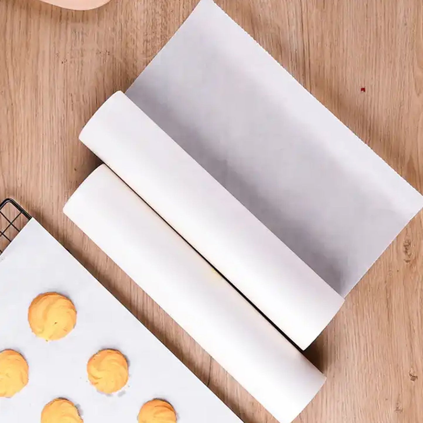 Non-Stick Parchment Paper: Easy Cleanup for Baking, Grilling & More (Microwave & Oven Safe)