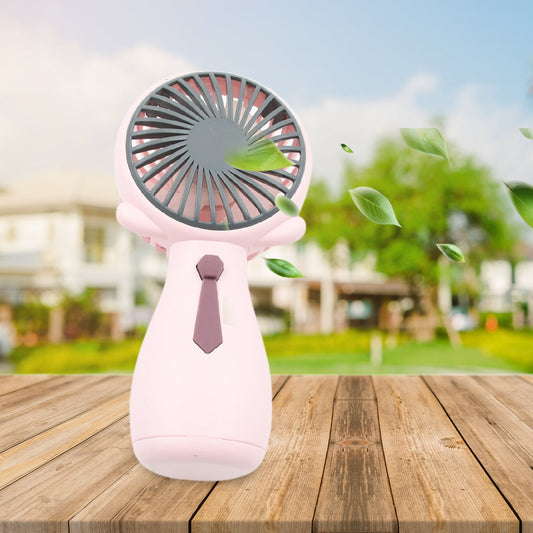 Portable Small Electric Fan Handheld, Rechargeable Mini Student Handheld Dormitory Class Personal Fan