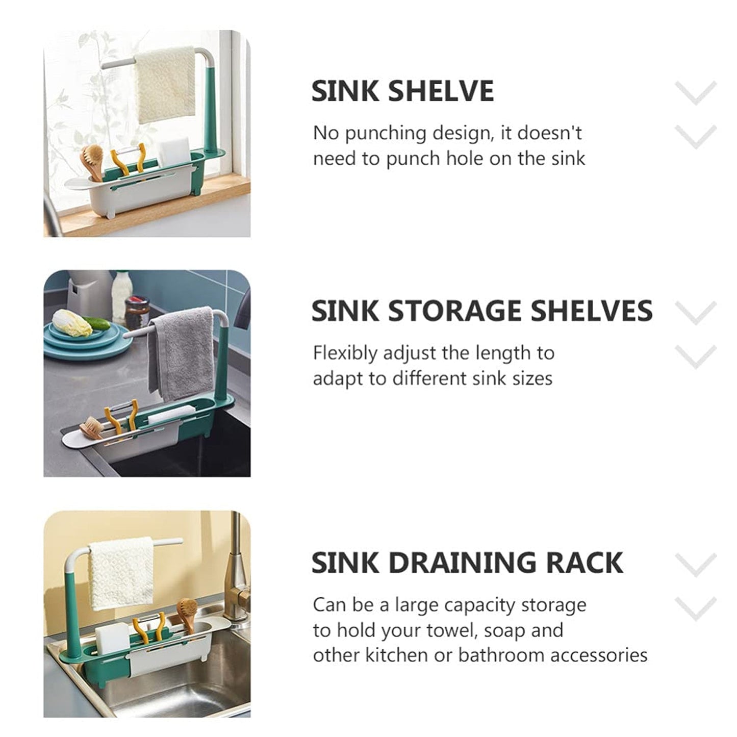 2370 Expandable Kitchen Drying Basket Rack for kitchen Use 