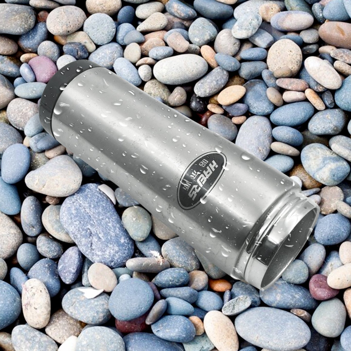 Stainless Steel Water Bottle, Fridge Water Bottle, Stainless Steel Vacuum Cup, Leak Proof, Rust Proof, Cold & Hot Thermos steel Bottle| Leak Proof | Office Bottle | Gym | Home | Kitchen | Hiking | Trekking | Travel Bottle (450 ML Approx)