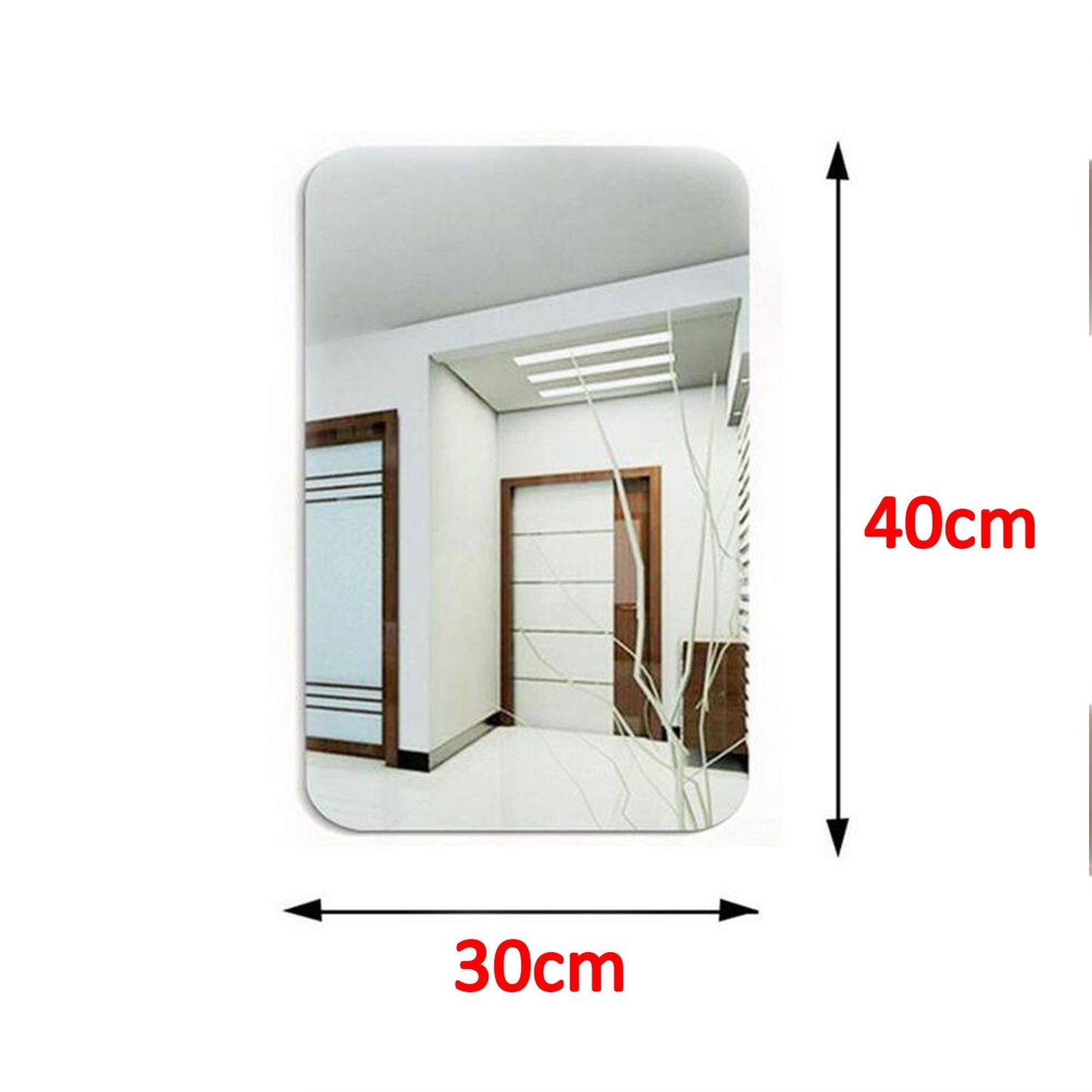 1728 3D Mirror Wall Stickers for Wall 