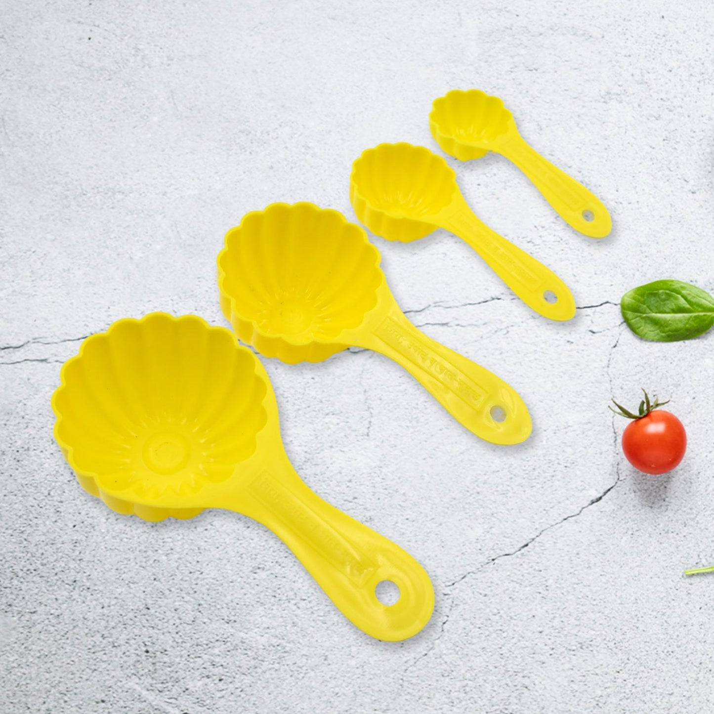 Plastic Kitchen Tool Mould / Ladoo Mould Spoon Ladoo Making Spoon Set for Kitchen Multipurpose, Plastic Ladoo Mold For Making Different Variety of Ladoo (4 Pcs Set)