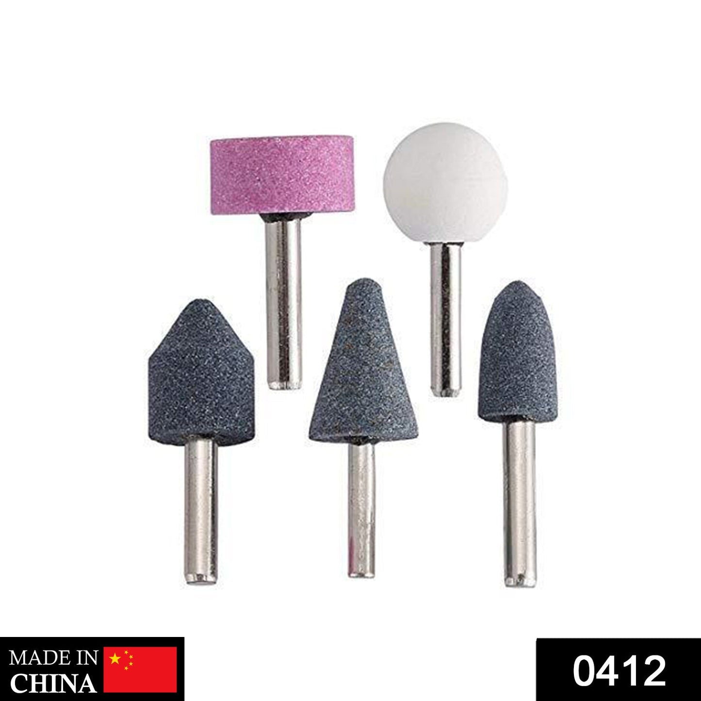 ' - 5 Pcs Shank Abrasive Mounted Stone (Multicolour) - Jaatara' - 5 Pcs Shank Abrasive Mounted Stone (Multicolour)JaataraJaataraJaatara