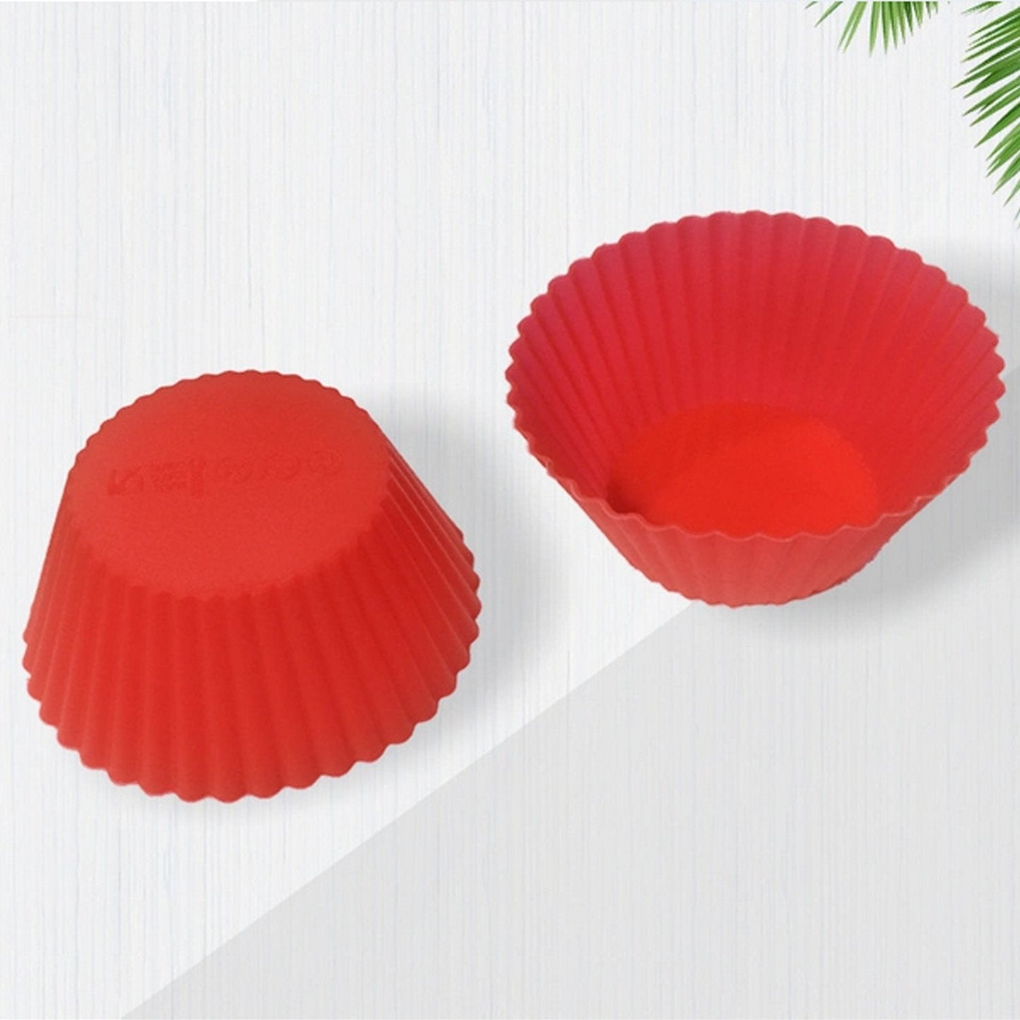 Silicone cupcake Shaped Baking Mold Fondant Cake Tool Chocolate Candy Cookies Pastry Soap Moulds (6 pc)