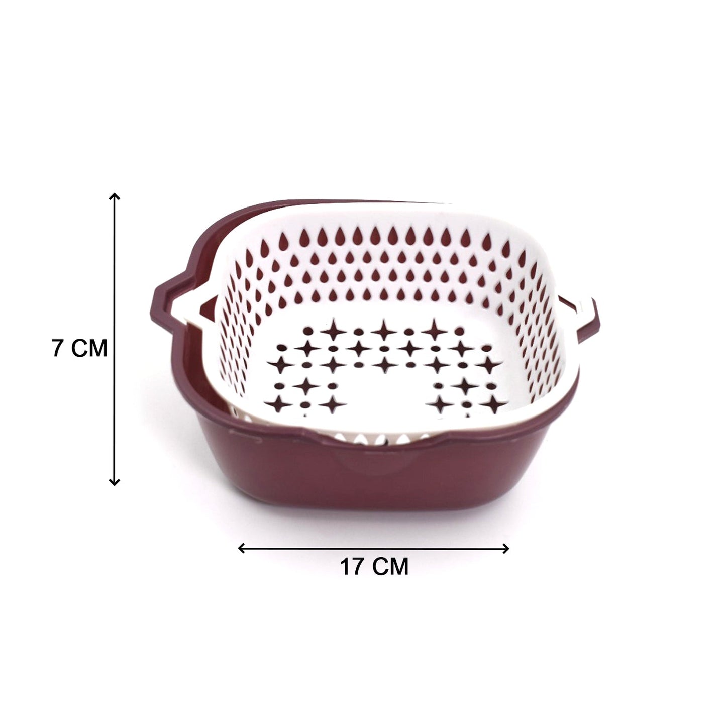 2783 2 In 1 Basket Strainer To Rinse Various Types Of Items Like Fruits, Vegetables Etc. 