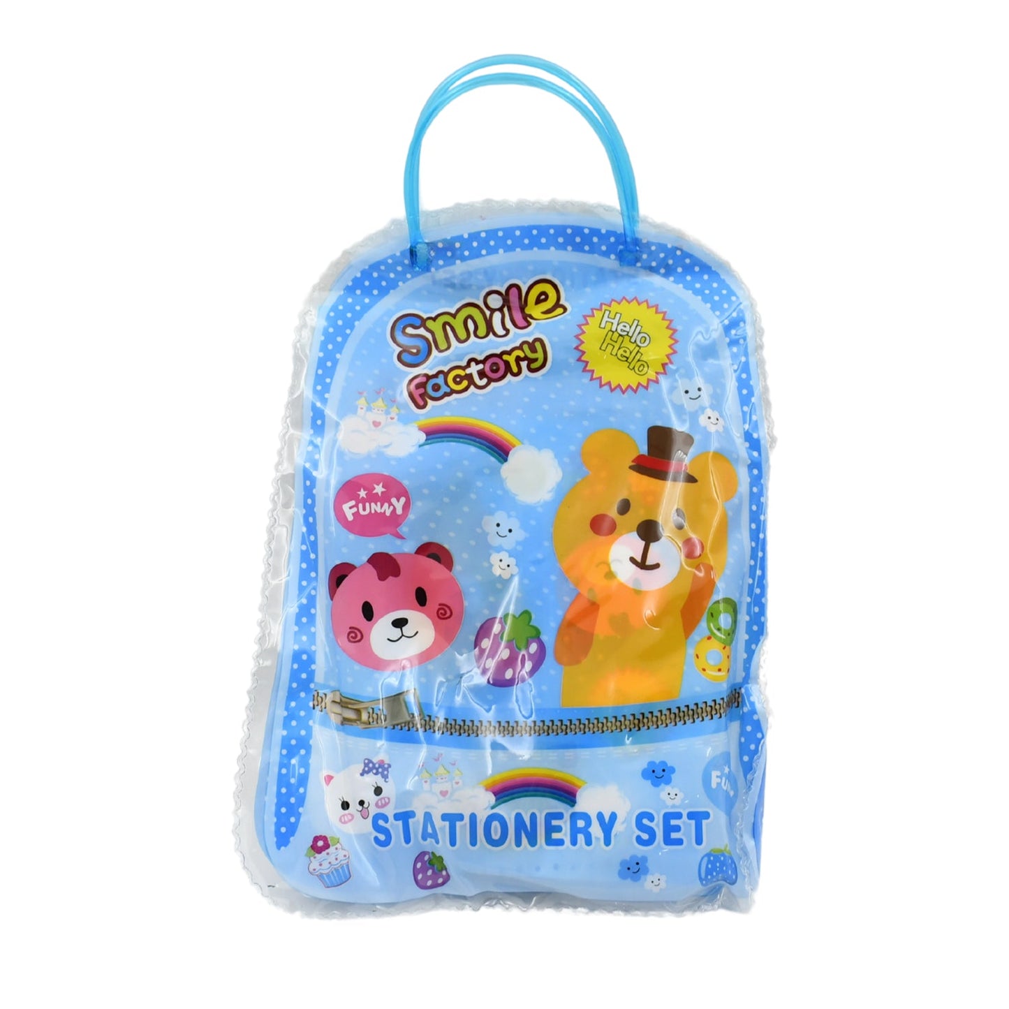 Stationery Kit for Kids - Stationery Set, Includes Wooden Pencil, Sharpener, Pencil and Eraser Set, Birthday Return Gift for Kids, Boys, Girls, 2 Pencil, 1 Scale, 1 Notebook,1 Sharpener, 1 Eraser & With Zip Bag (6 Pcs Set)