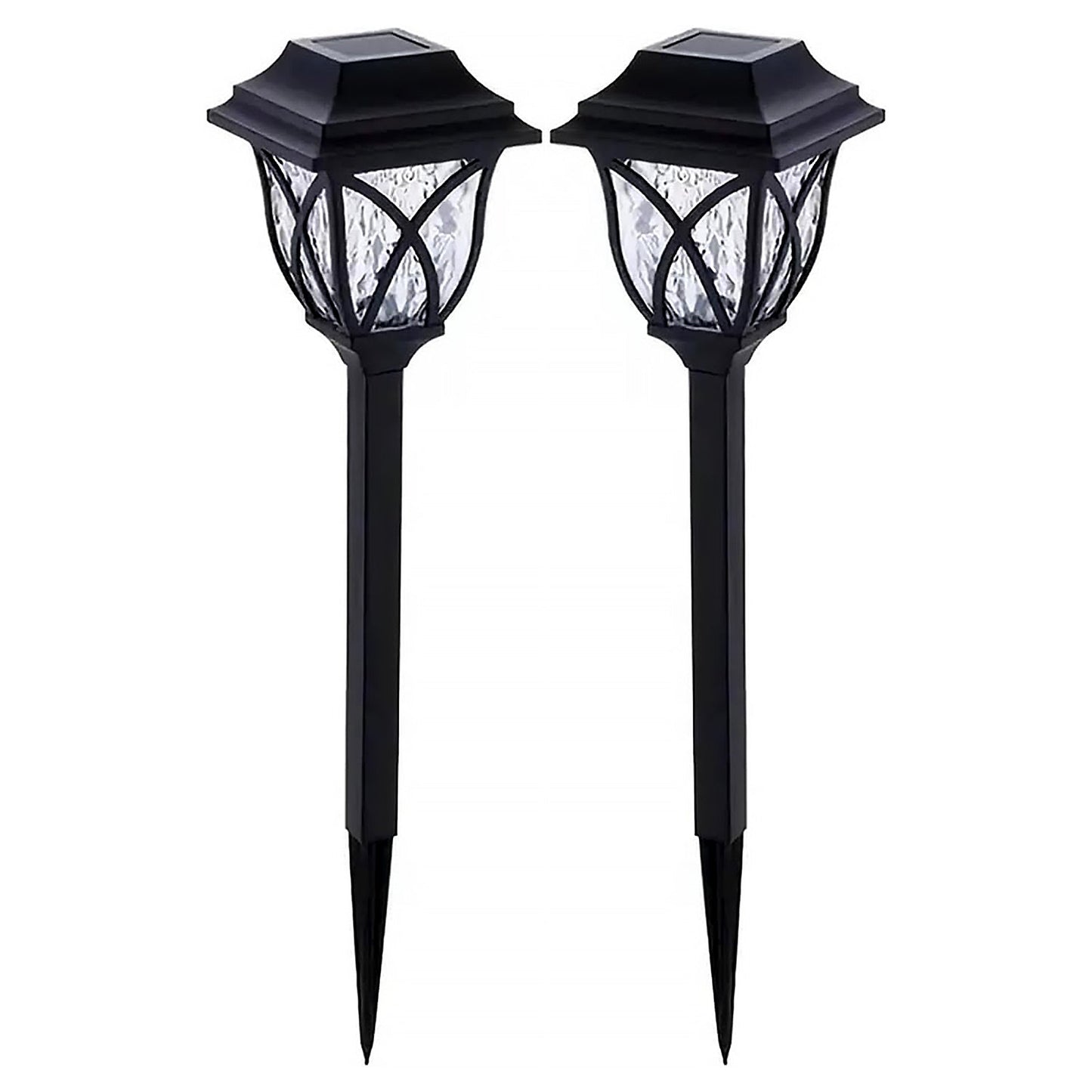 Solar Garden Lights LED Outdoor Stake Spotlight Fixture for Garden Light (Pack of 2pc )