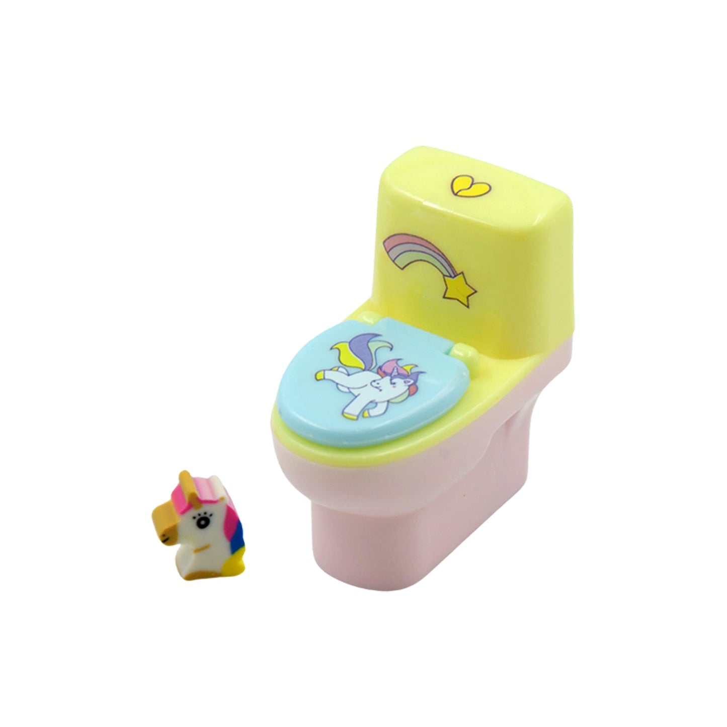 Fun & Functional! Toilet Pencil Sharpener with Eraser (2 Pc Set)