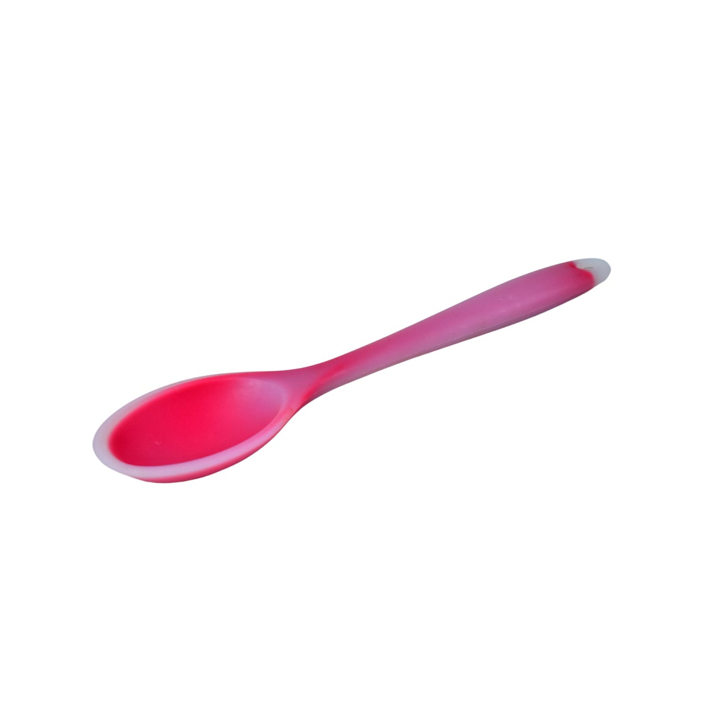 Silicone Dinner Spoon Table Spoon Dessert Spoon Utensils for Kitchen Restaurant (27cm)