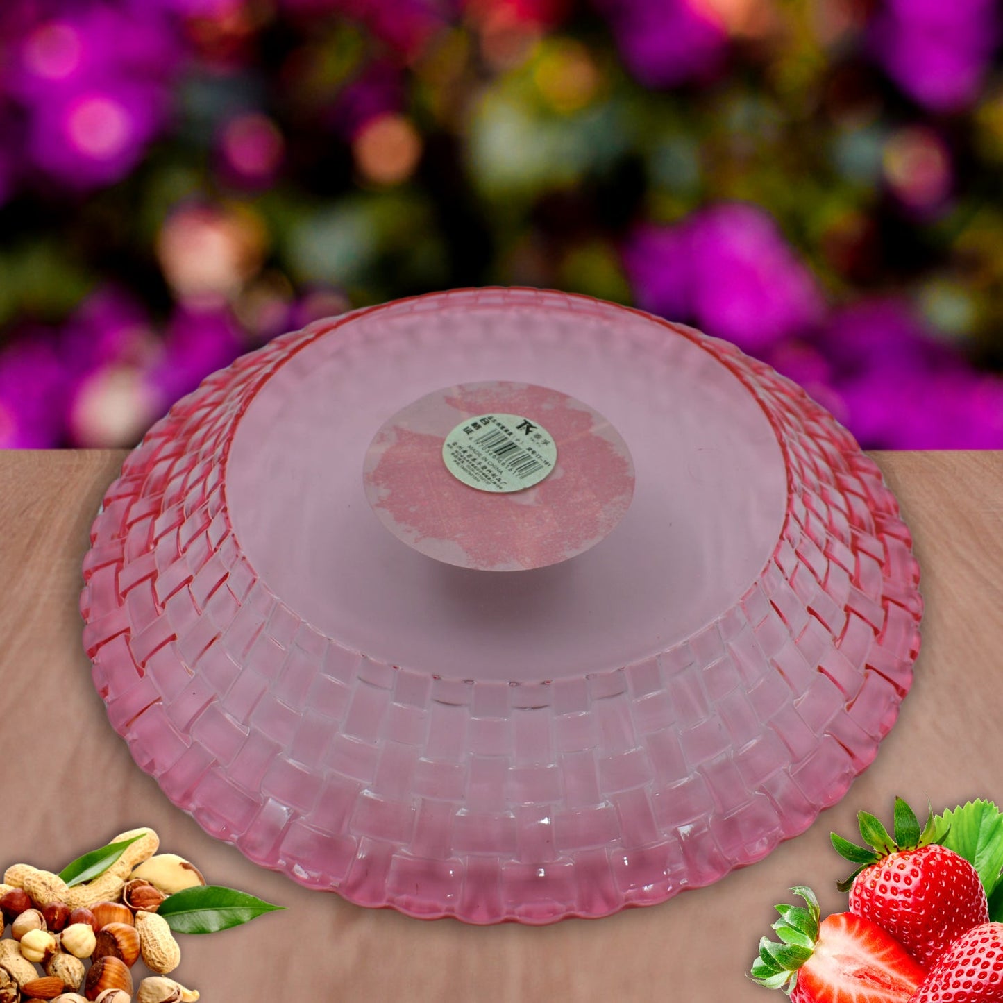 Round Plastic Dinner Plate  / Tray / Snacks / Breakfast Plate friendly Plastic Plate for Kids Party Supplies Birthday Holiday Party Dinnerware Supplies (1 Pc)