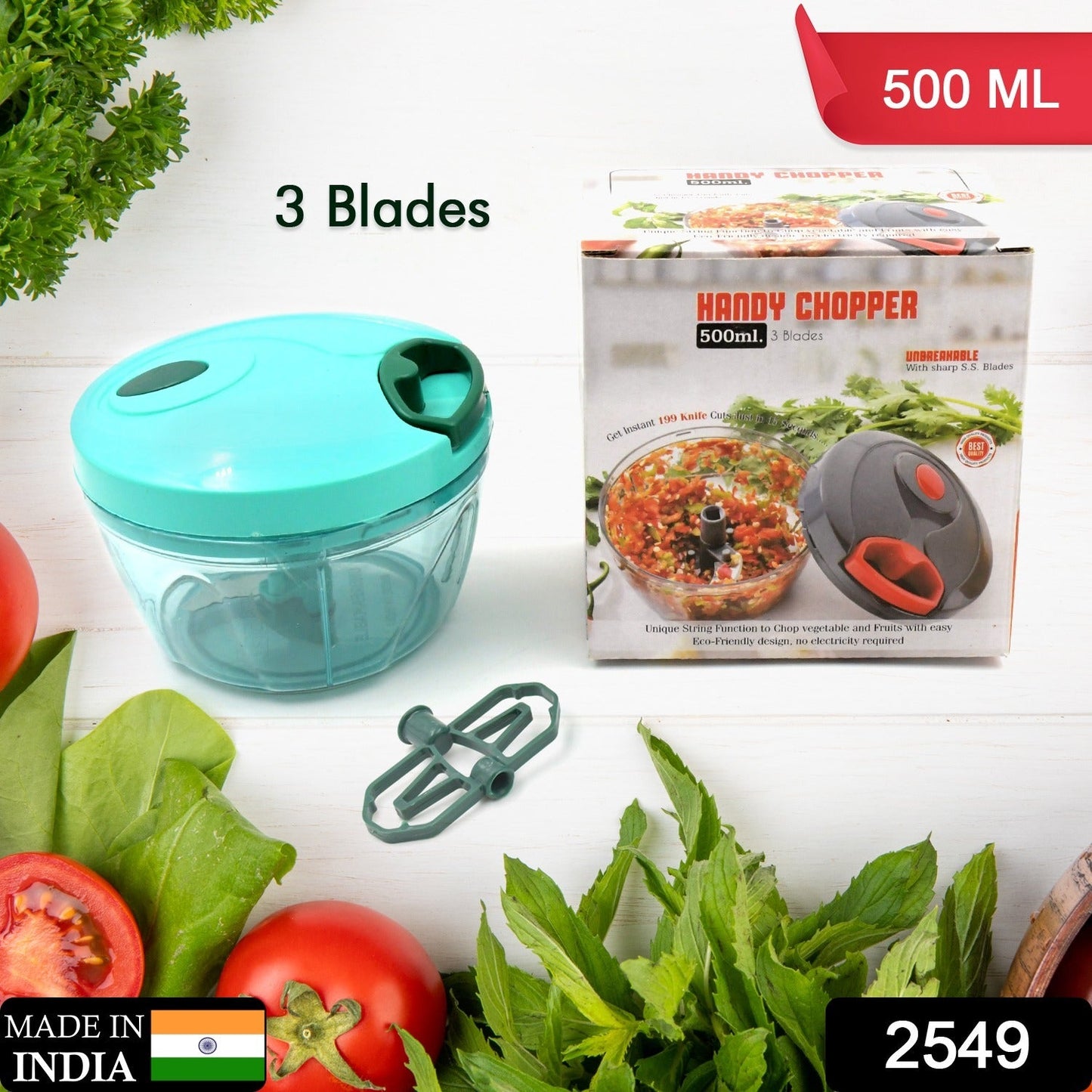 Effortless Chopping: Manual Food Chopper (Compact & Powerful)