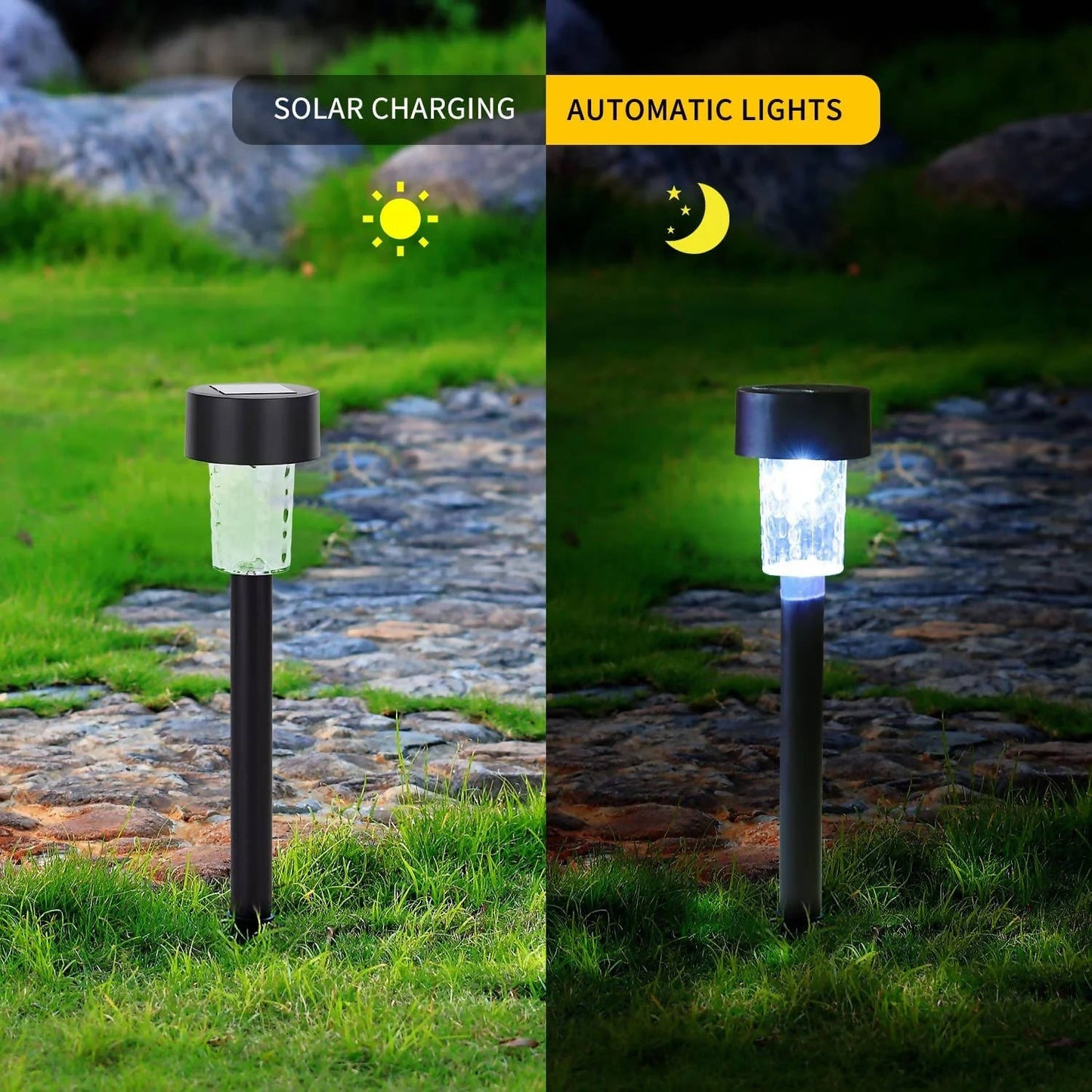 Solar Panel Led Spike Spot Light Landscape Garden Yard Path Lawn Outdors Solar Lamps, Waterproof Outdoor Decorative Landscape Lights for Garden, Patio, Yard, Walkway (MOQ :- 24)