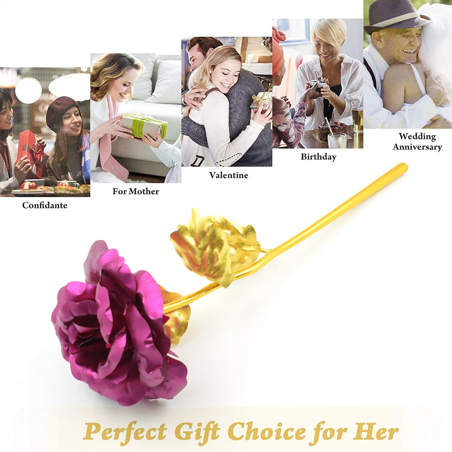 0898 Gold Rose Artificial Rose Flower With Gift Box, Plastic Flowers Best Gifts for Friend Girl Wife Women, Golden Rose Gift for Valentine's Day, Mother's Day, Anniversary, Birthday, Wedding, Gold (1 Pc) - Jaatara0898 Gold Rose Artificial Rose Flower With Gift Box, Plastic Flowers Best Gifts for Friend Girl Wife Women, Golden Rose Gift for Valentine's Day, Mother's Day, Anniversary, Birthday, Wedding, Gold (1 Pc)JaataraJaataraJaatara