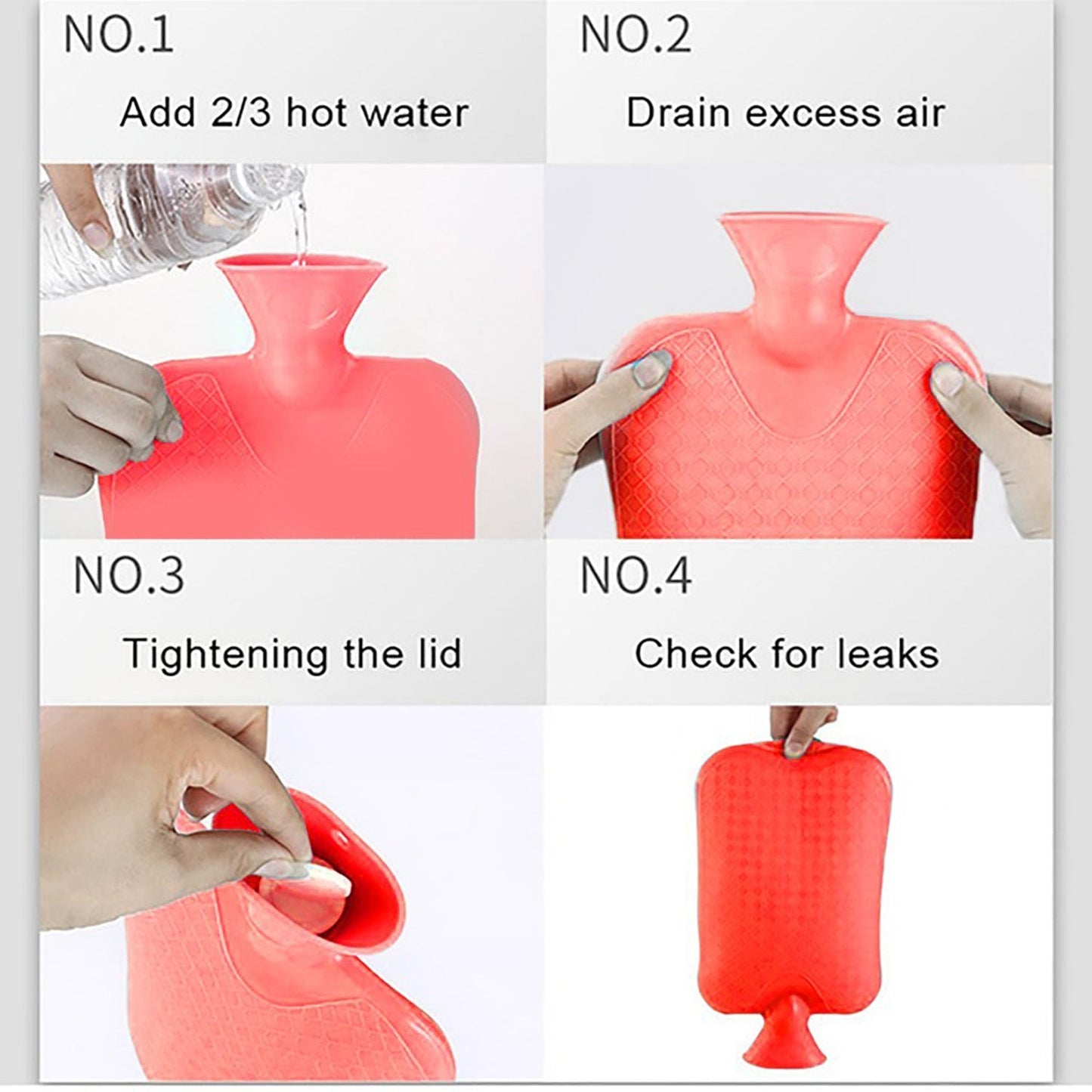 (Small) Rubber Hot Water Heating Pad Bag for Pain Relief - Jaatara(Small) Rubber Hot Water Heating Pad Bag for Pain ReliefJaataraJaataraJaatara