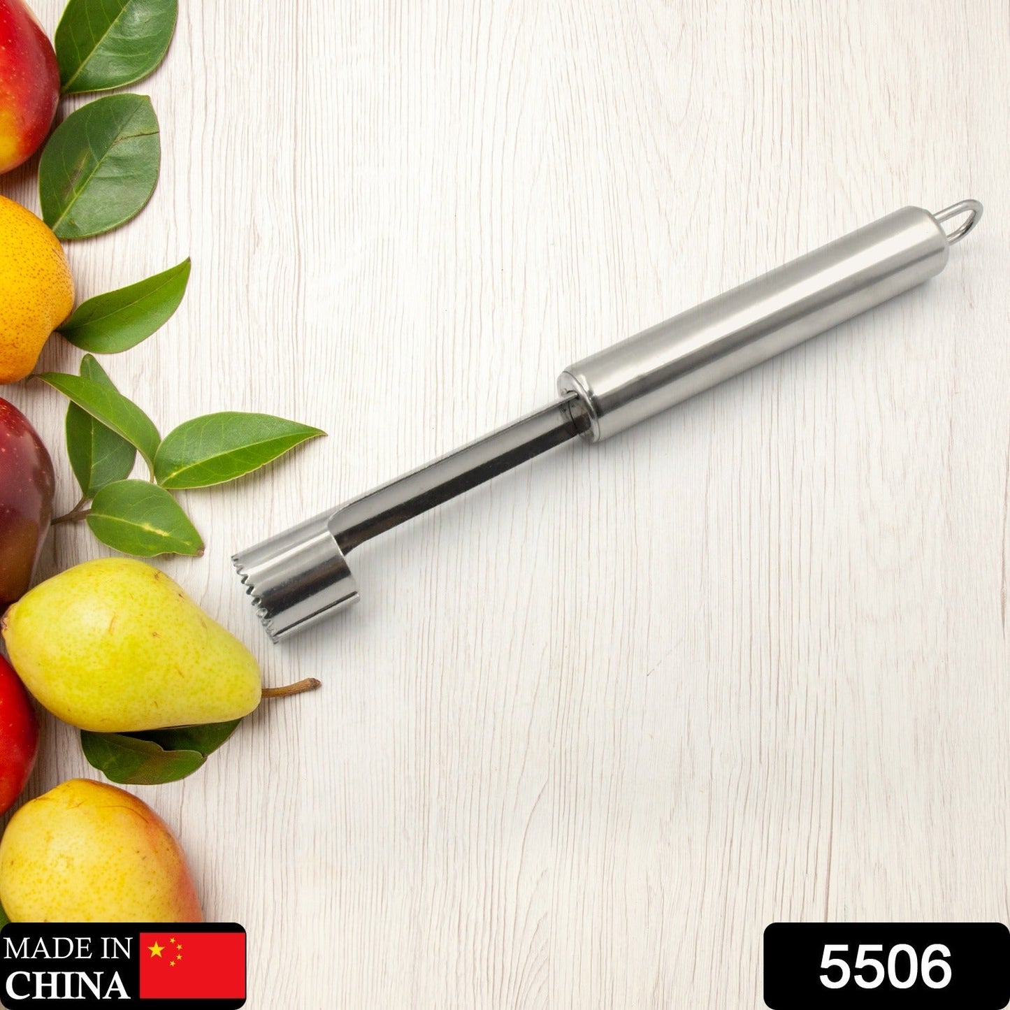 Fruit Core Stainless Steel Set, Core Remover for Apple and Pear, Kitchen Prep Tool Fruit Core Remover Tool with Soft Handle, Apple Corer Stainless Steel, Kitchen Gadget Dishwasher Safe