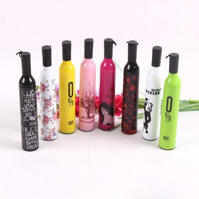 0518 Pocket Folding Wine Bottle Umbrella - Jaatara0518 Pocket Folding Wine Bottle UmbrellaJaataraJaataraJaatara