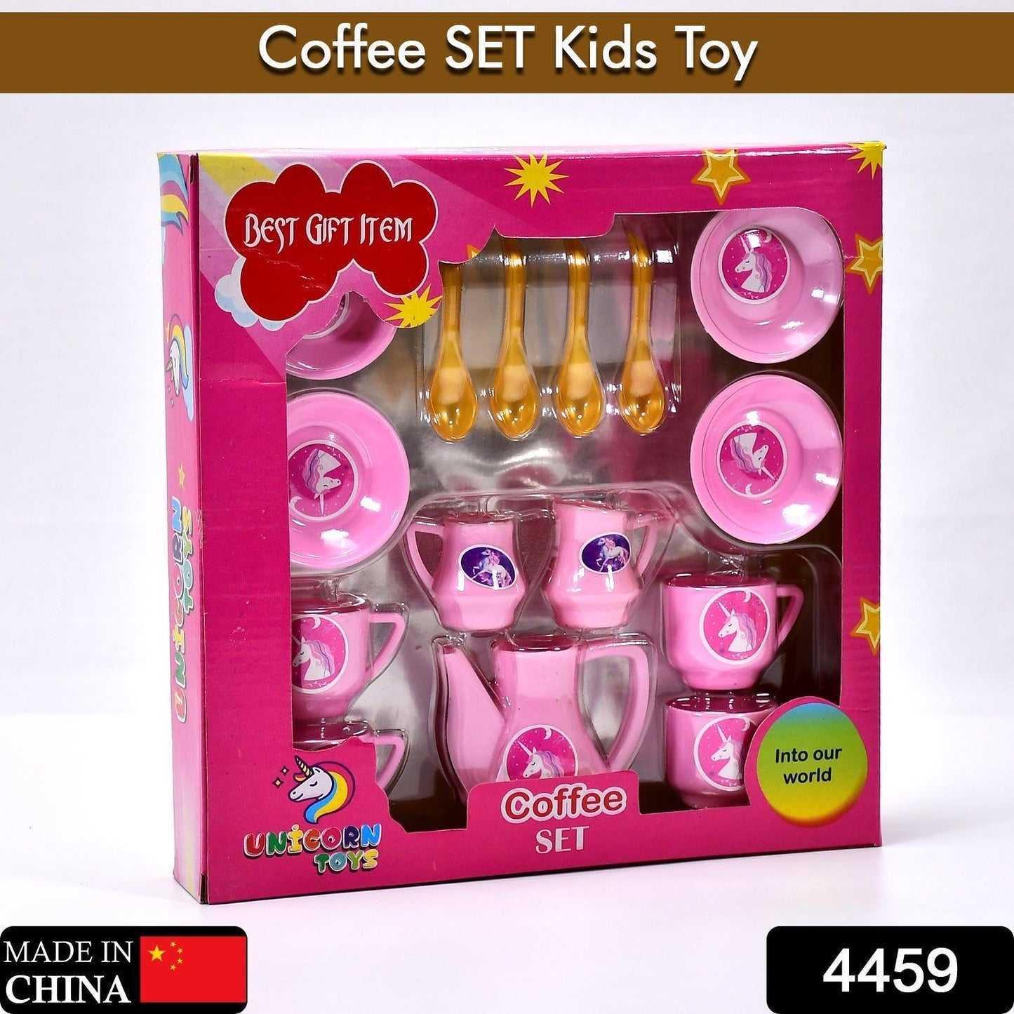 ﻿Tickles Tea toy Set | Coffee Kitchen Plastic Set Toy for Kids, Boys & Girls (15Pcs)