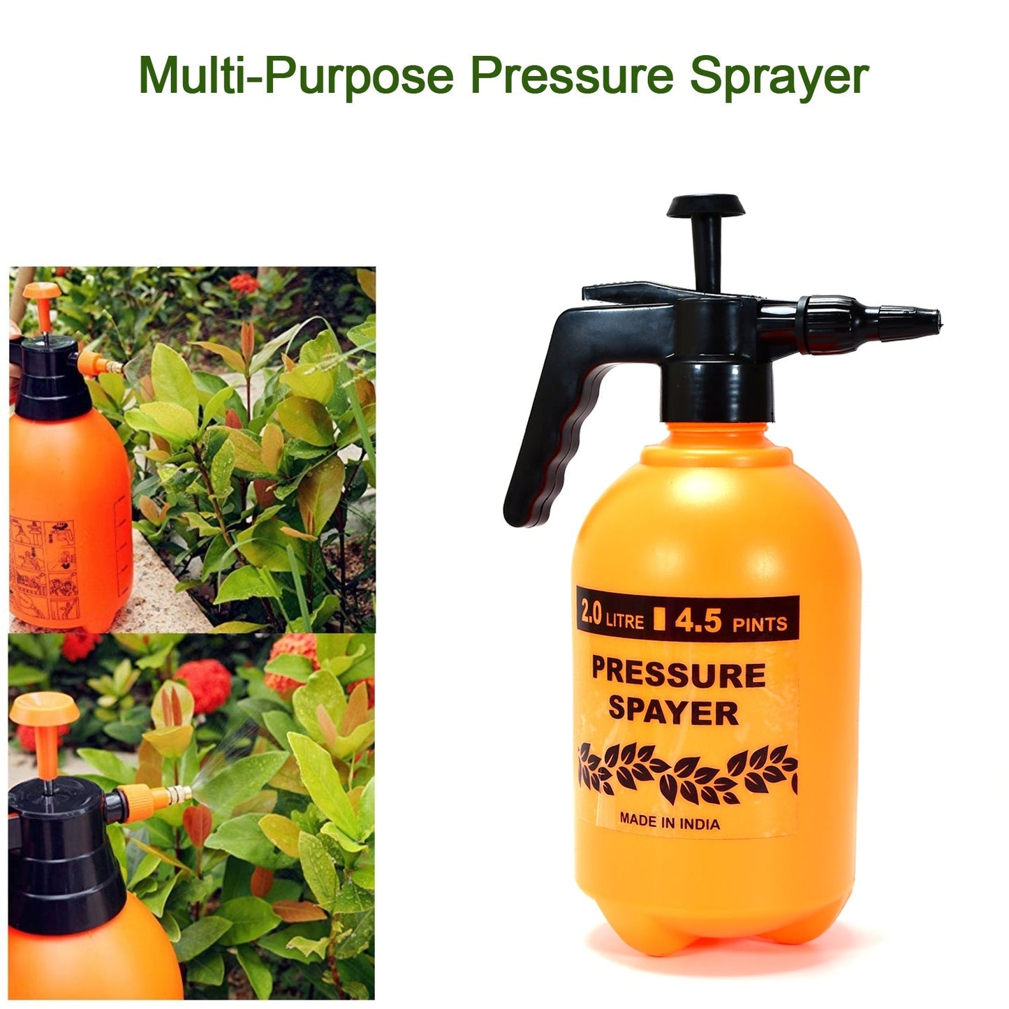 0655 Water sprayer hand help pump pressure garden sprayer - 2 Ltr - Jaatara0655 Water sprayer hand help pump pressure garden sprayer - 2 LtrJaataraJaataraJaatara