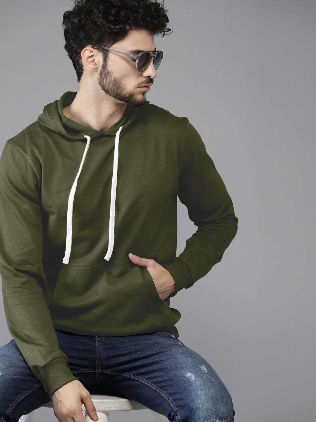 Mahendi Colour High Quality Premium Hoodie For Men