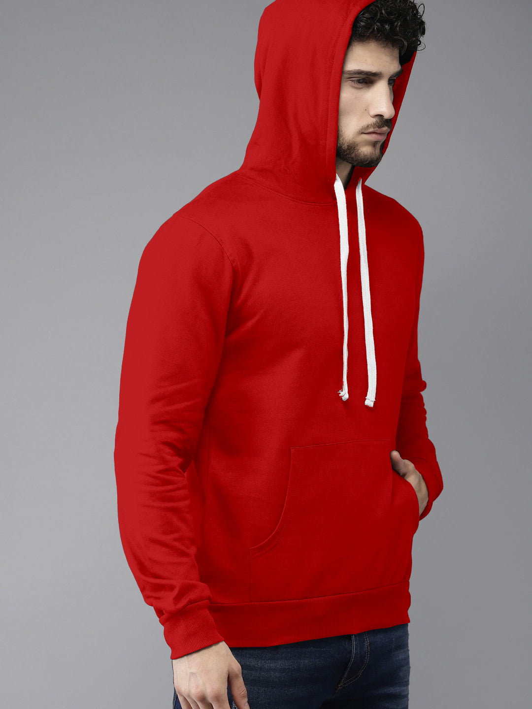 Red Colour High Quality Premium Hoodie For Men