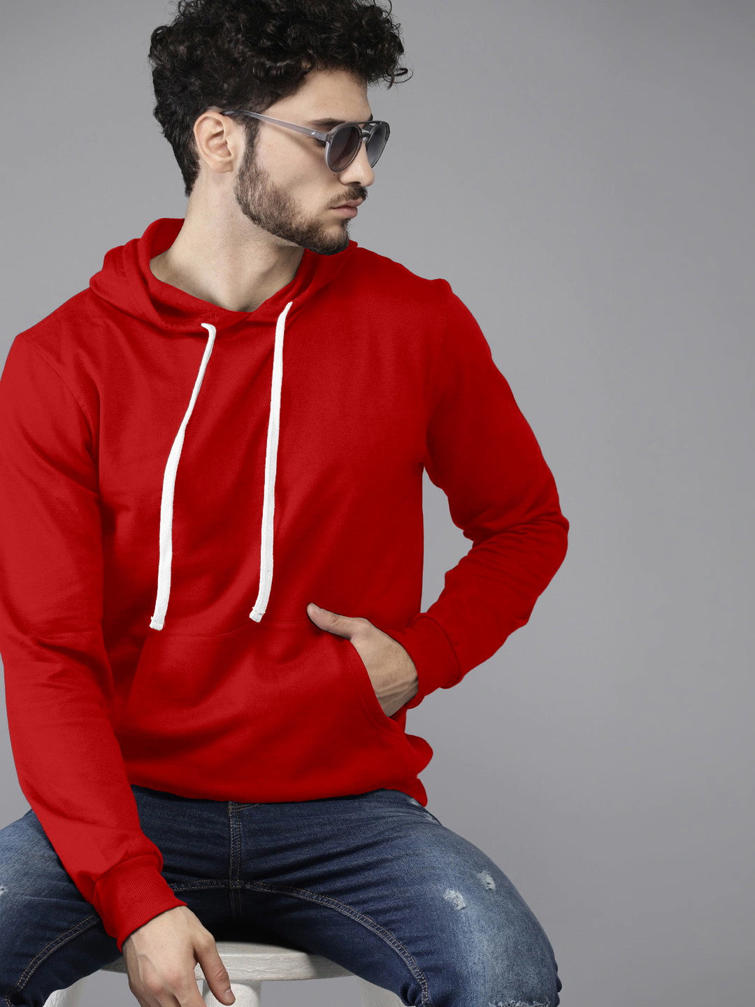 Red Colour High Quality Premium Hoodie For Men