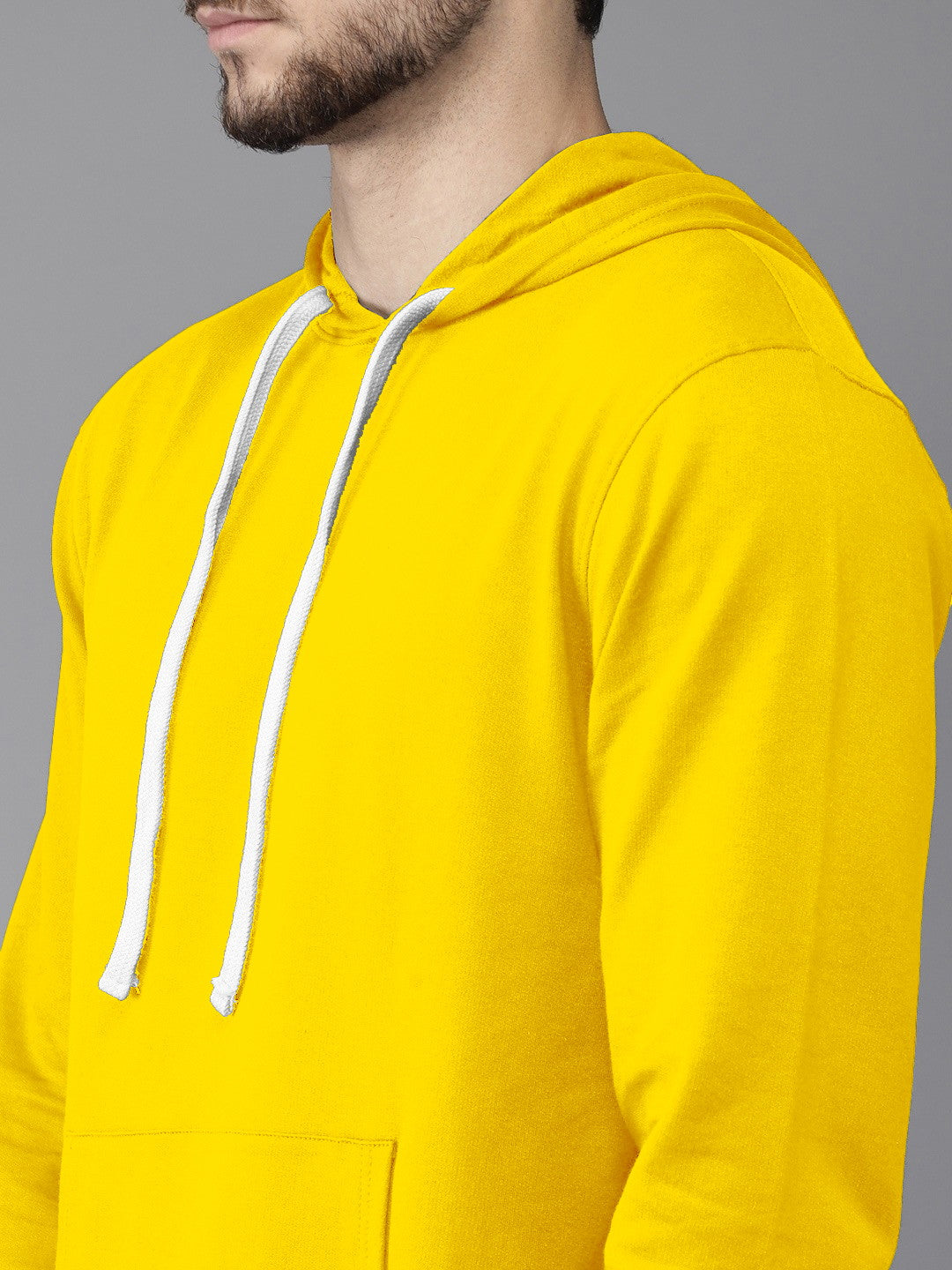 Yellow Colour High Quality Premium Hoodie For Men