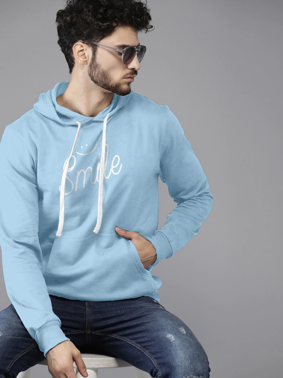 Smile Printed Premium Hoodie For Men and Women's