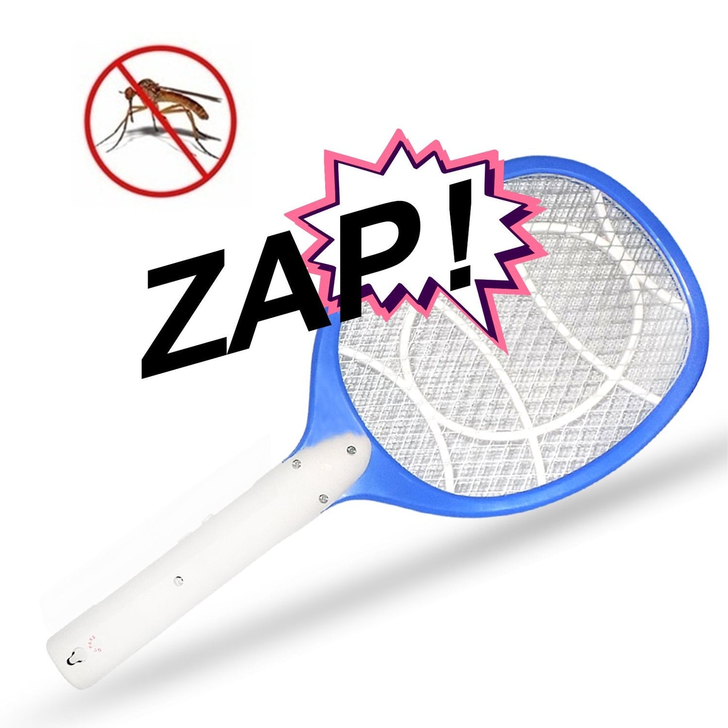 1722 Anti Mosquito Racket - Rechargeable Insect Killer Bat 