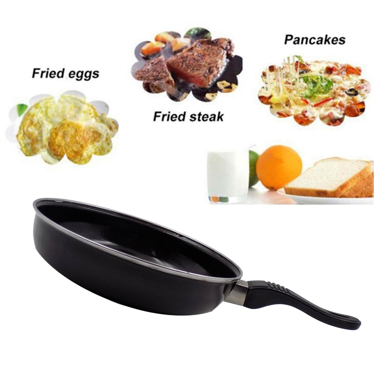 2524 Induction Base Hard Anodized Tadka Fry Pan Nonstick 