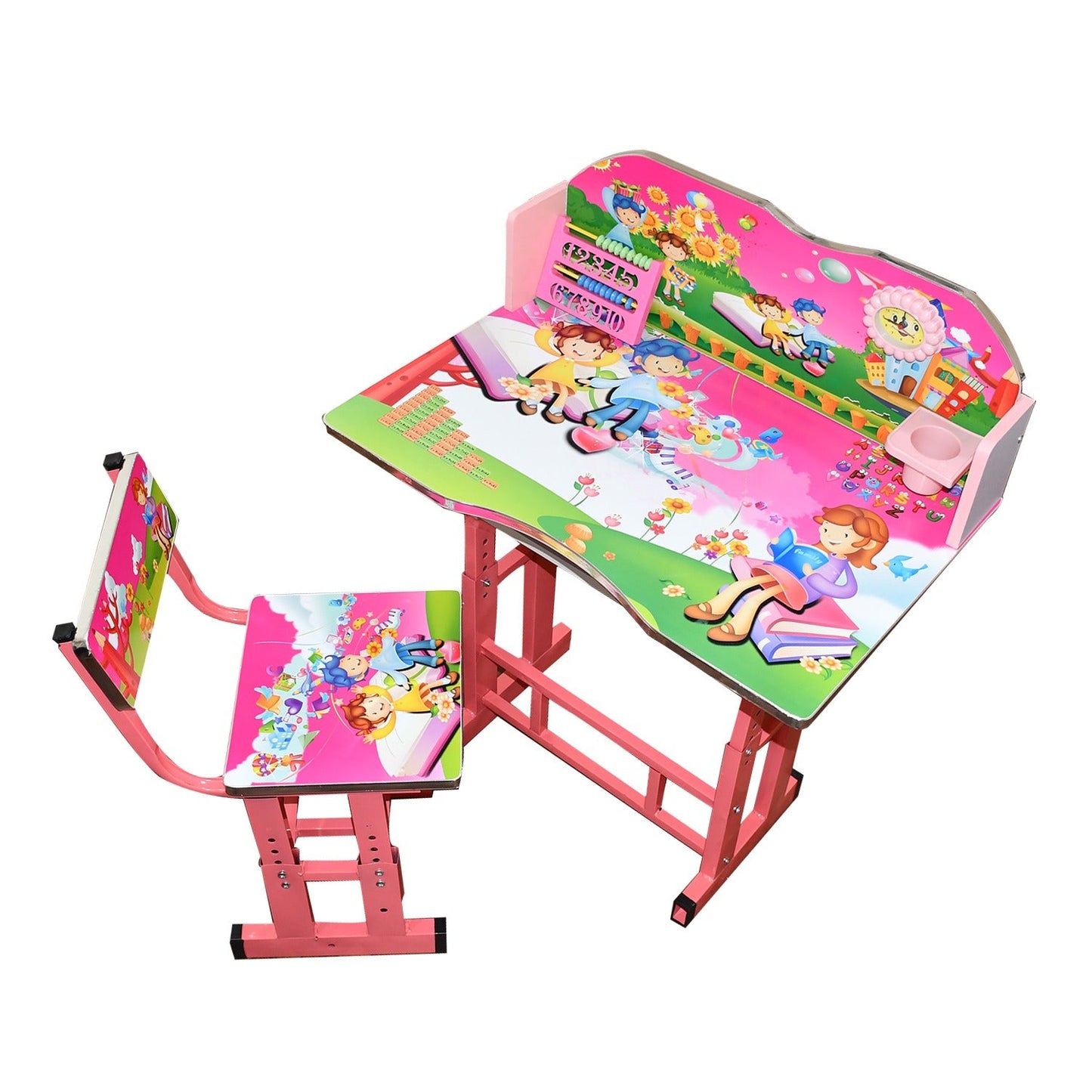 Multifunction Portable Study Table for Kids Table Chair Set for Kids Study Table with Chair for Work office, home