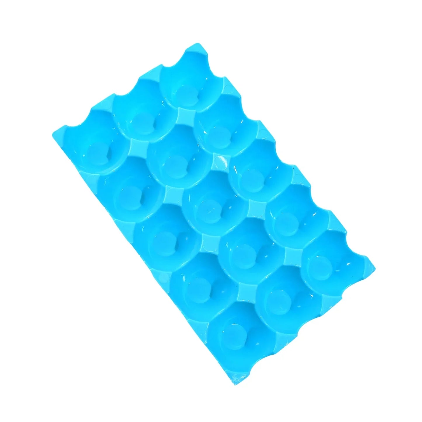 15 Cavity Plastic Egg Tray Egg Trays for Storage with 15 Eggs Holder (4 Pc Set)