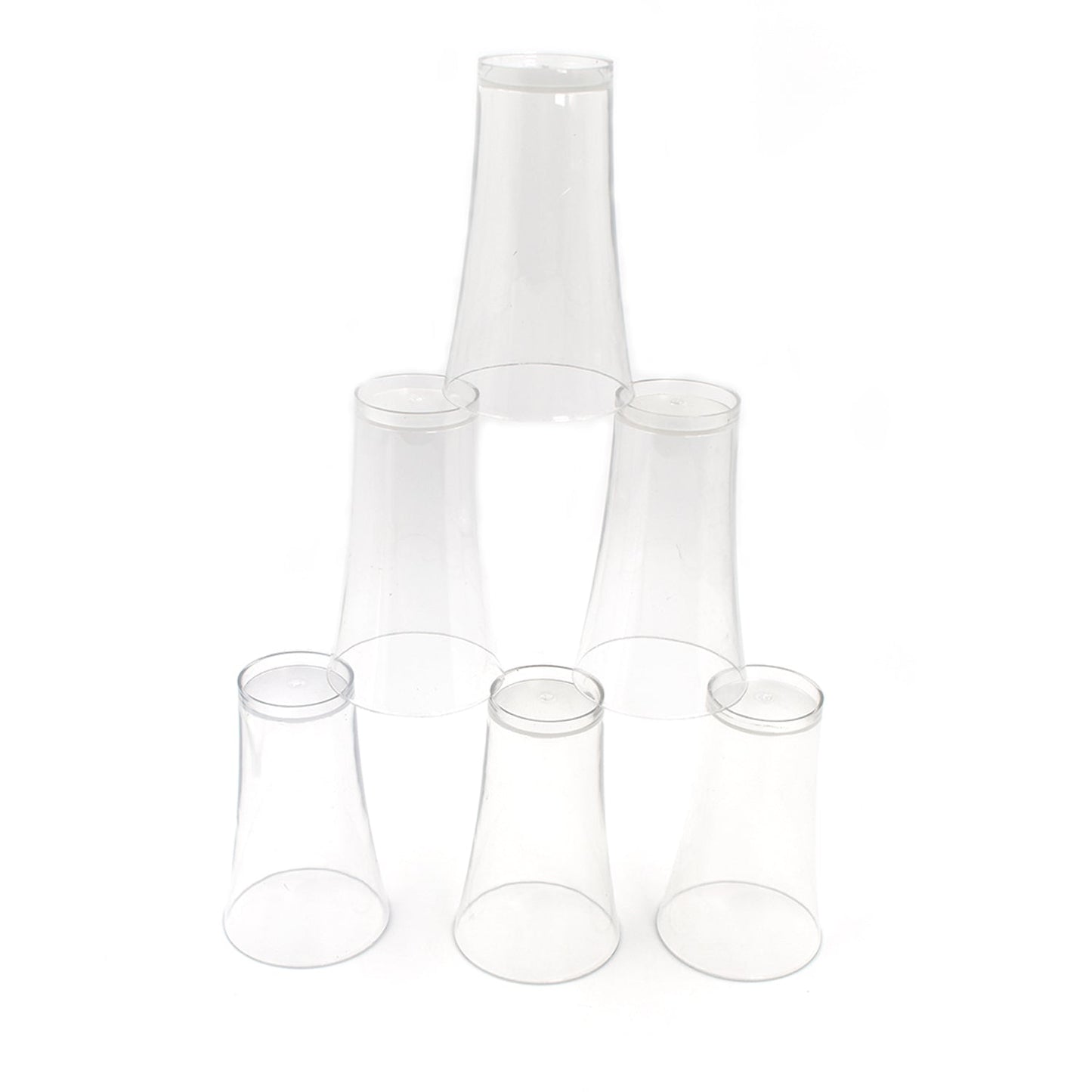 2849 Drinking Glass Juice Glass Water Glass Set of 6 Transparent Glass 