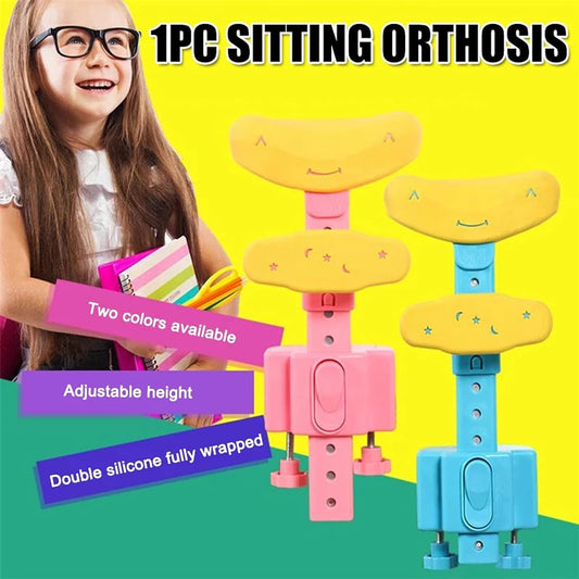 Student Sitting Posture Corrector Child Protector, Kids Sitting Posture Corrector for Reading Writing Adjustable Sitting Support Brace Eye Protection, School Gifts  (1 Pc)