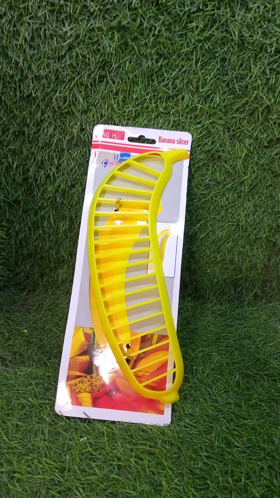 Banana Slicer- Perfect for Fruit Salads Handle Plastic Banana Fruit Slicer Cutter Chopper