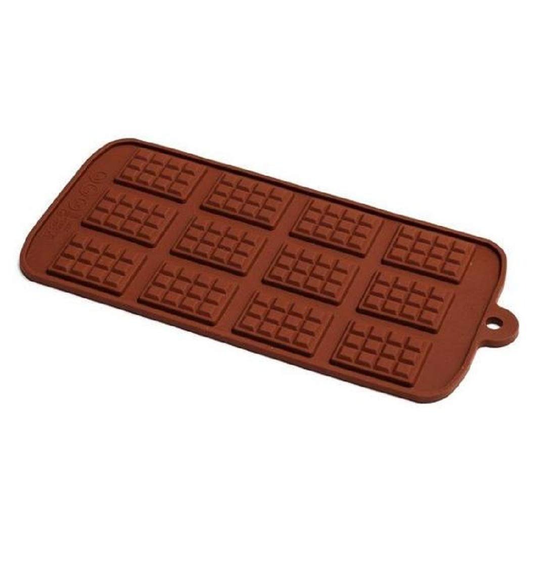 1161 Silicone Mini Choco Bar Mould - 12 Cavity 