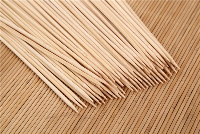 1119 Bamboo Wood Skewer BBQ Sticks 