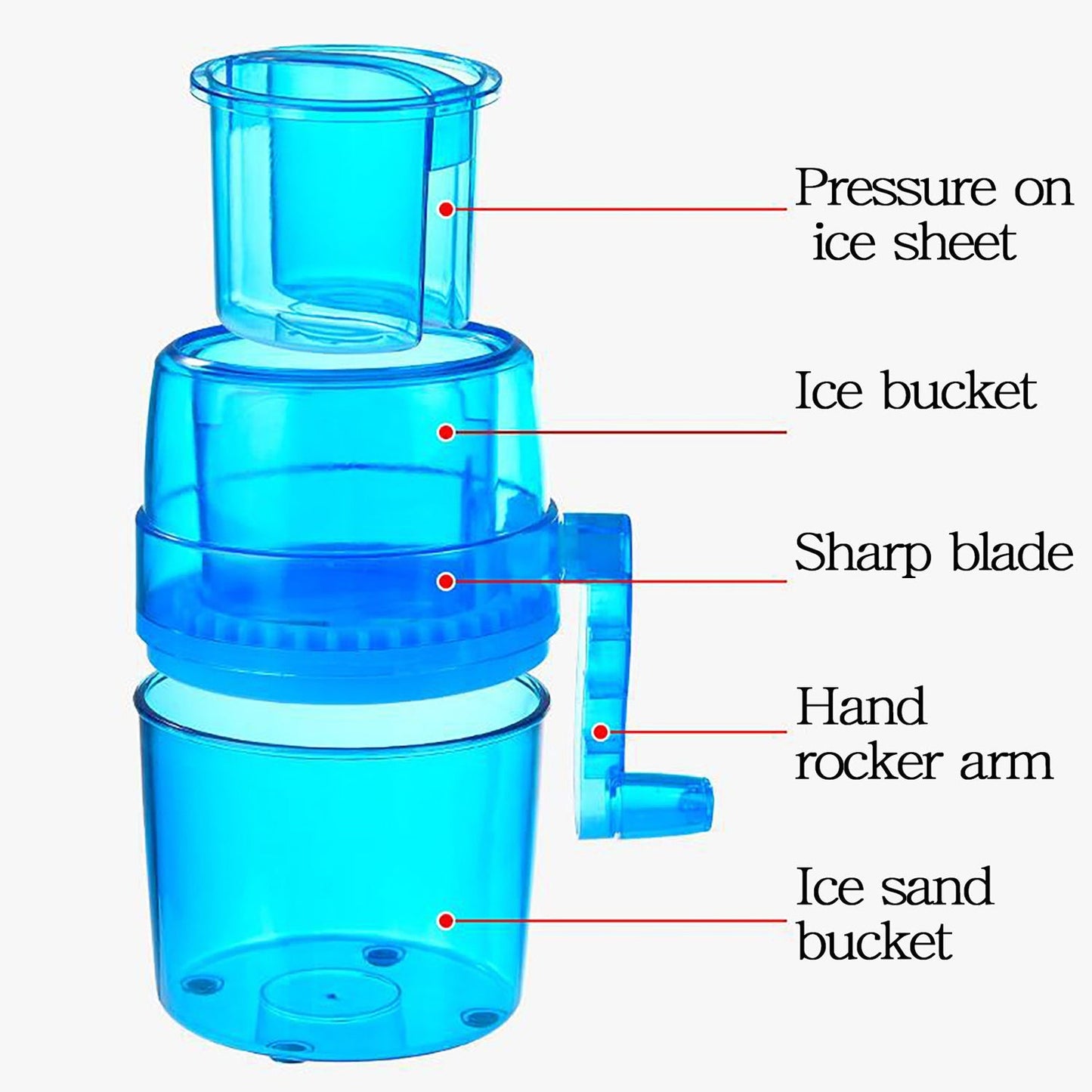 2831 Ice Gola Maker Ice Snow Maker Machine 