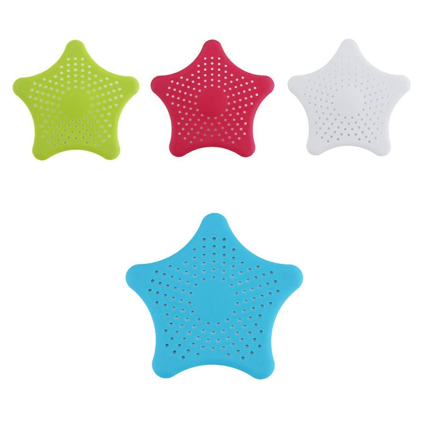 0830 Star Shape Suction Cup Kitchen Bathroom Sink Drain Strainer Hair Stopper Filter, Star Shaped Sink Filter Bathroom Hair Catcher, Drain Strainers Cover Trap Basin(Mix Color 1 Pc) - Jaatara0830 Star Shape Suction Cup Kitchen Bathroom Sink Drain Strainer Hair Stopper Filter, Star Shaped Sink Filter Bathroom Hair Catcher, Drain Strainers Cover Trap Basin(Mix Color 1 Pc)JaataraJaataraJaatara