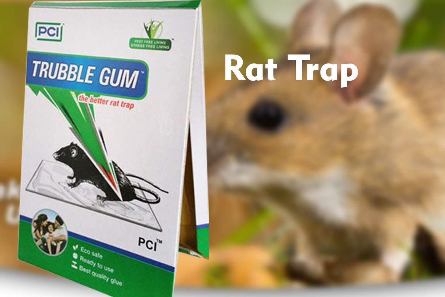 PCI Cardboard Troublegum Small Size Mouse Trap-1pc