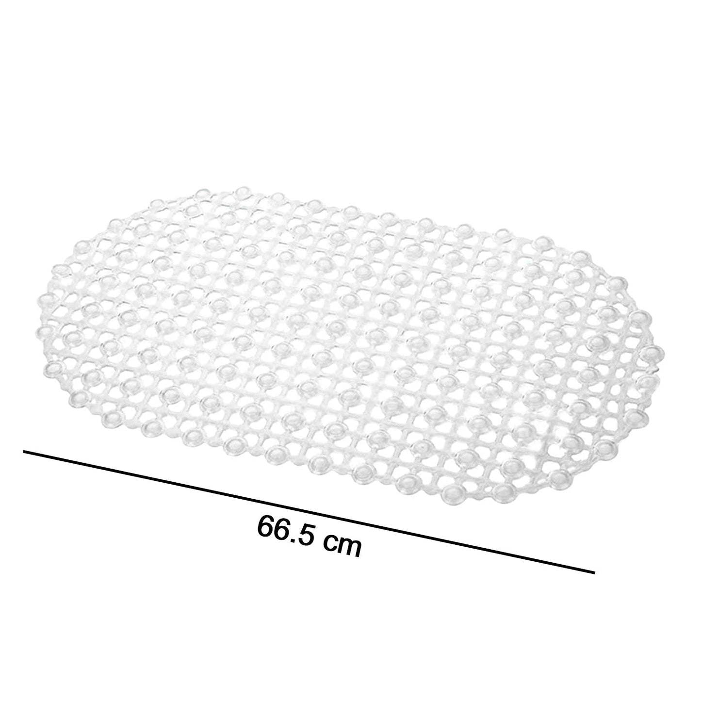 4933 Nonslip Soft Rubber Bath Mat for Bathtub and Shower, Anti Slip Bacterial Anti Bacterial Machine Washable PVC Bath Mat 