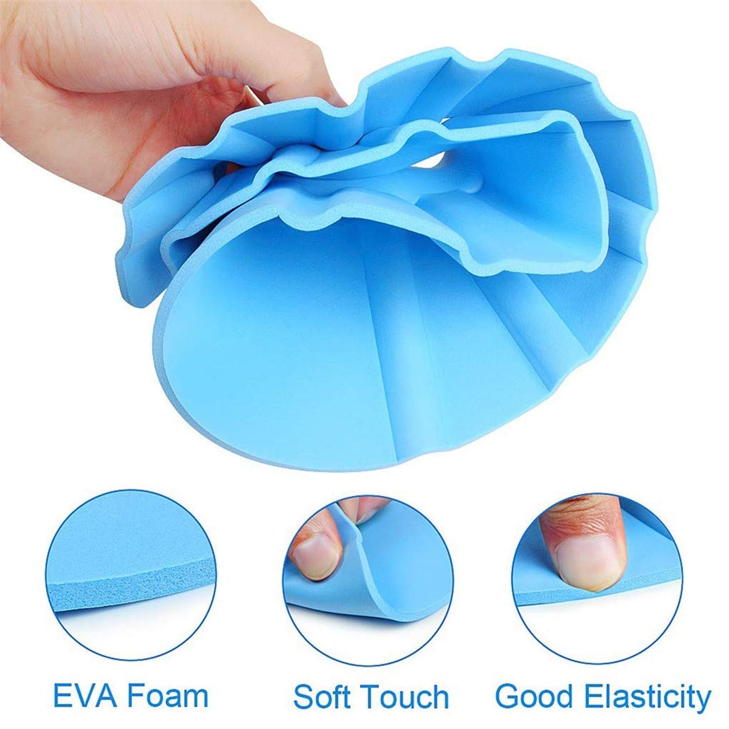 0378A Adjustable Safe Soft Bathing Baby Shower Cap 